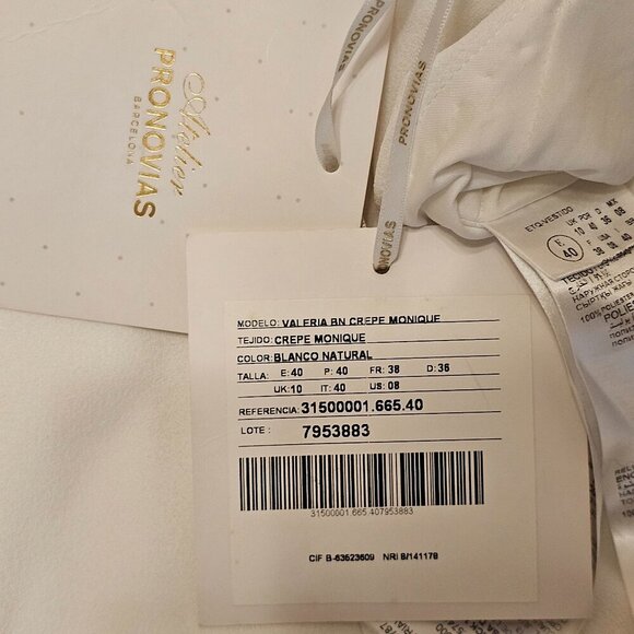 Atelier Pronovious White Wedding Dress 8 - Picture 9 of 9